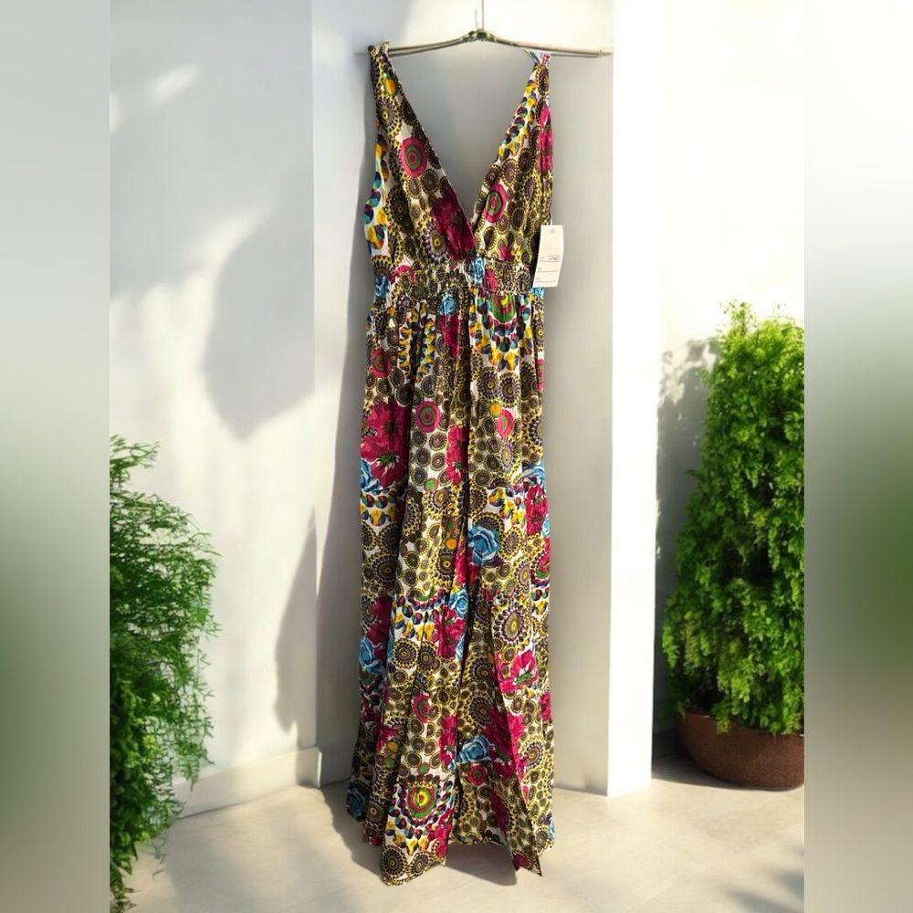Junglee Billie Floral Maxi‎ Halter Dress.